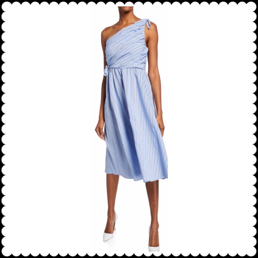 A.L.C. One Shoulder Cabrera Dress Sz 6